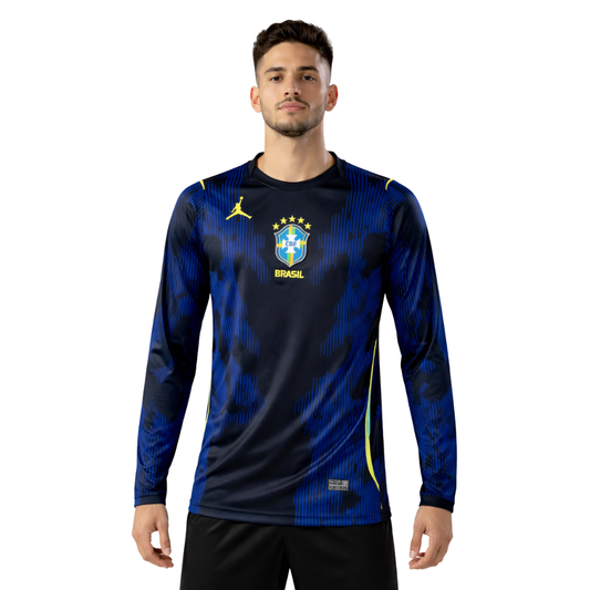 Camisa Seleção Brasileira II Manga Longa - Copa do Mundo 2026
