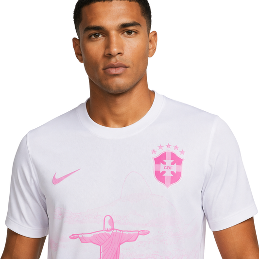 Camisa Rosa Cristo Redentor - Brasil 2026