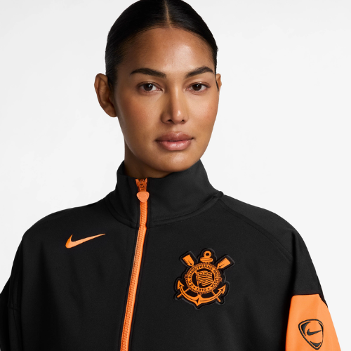 Jaqueta Corinthians Total 90 Anthem III Academy Pro Feminina
