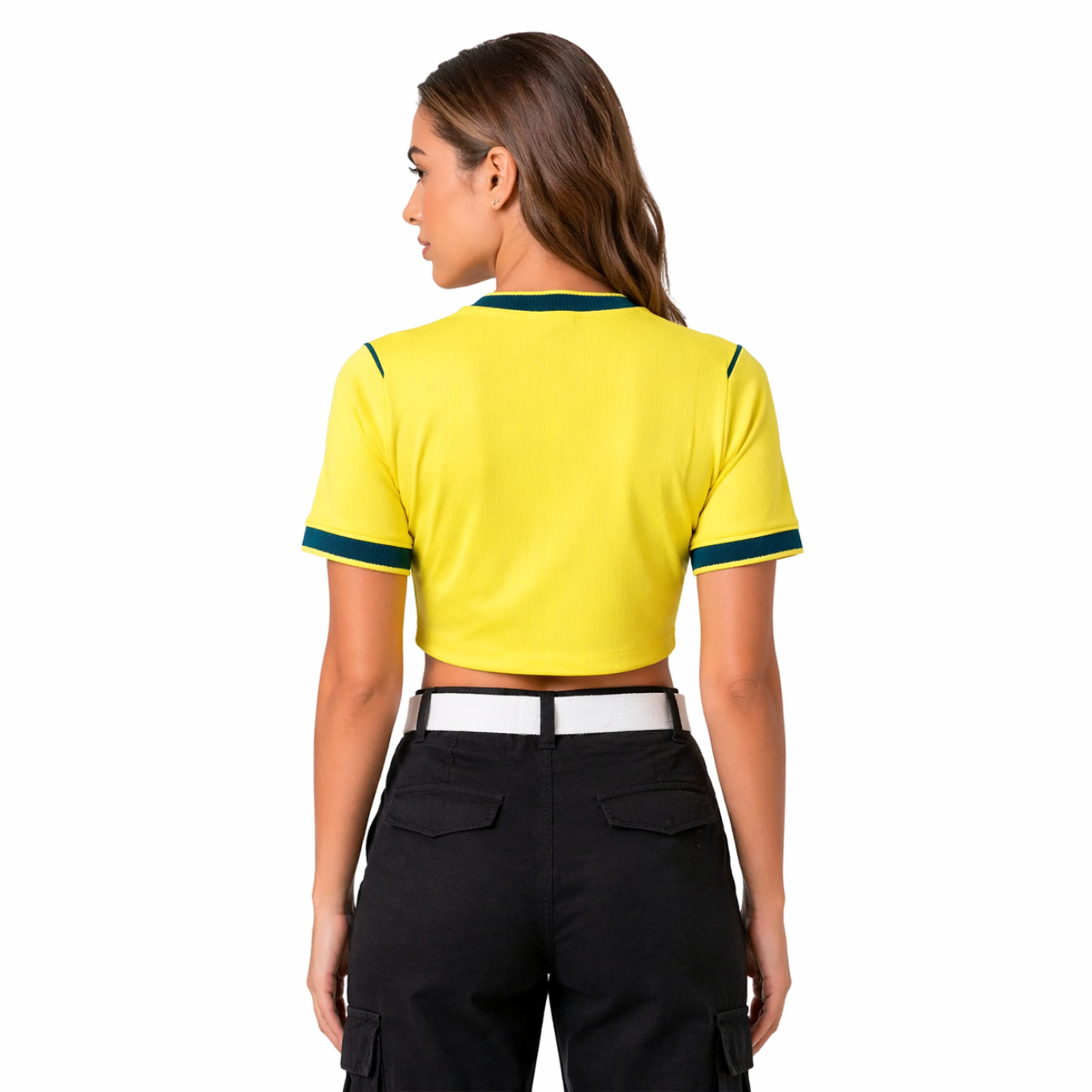 Cropped Brasil Feminina 2026 I Torcedor Copa do Mundo