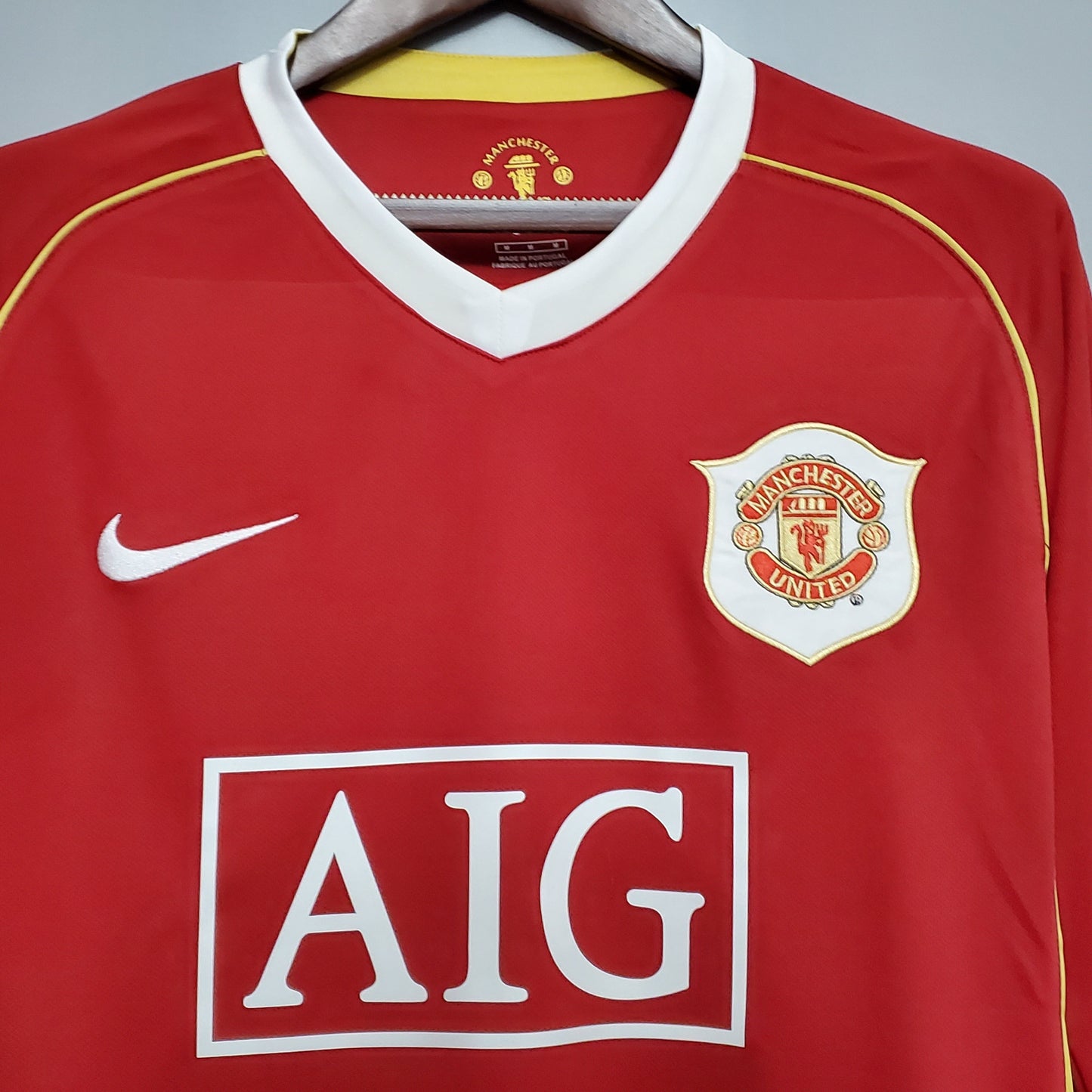 Camisa Manga Longa Manchester United 06/07