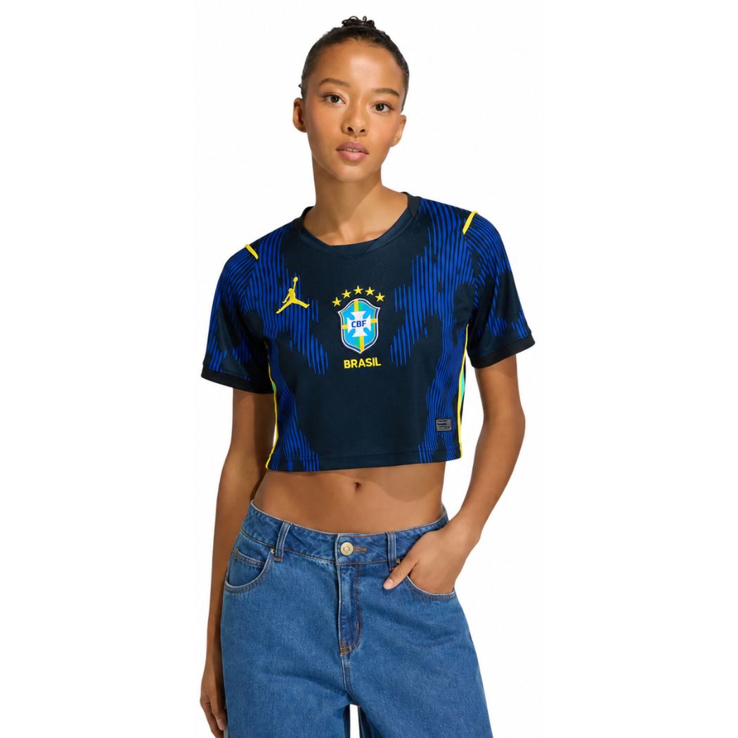 Cropped Brasil Feminina 2026 II Torcedor Copa do Mundo