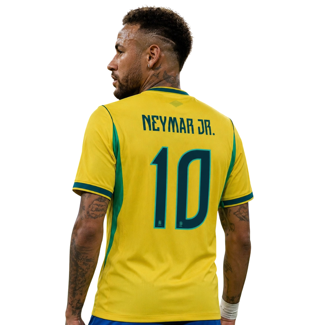 Camisa Brasil 2026 Copa do Mundo I Torcedor Masculina #NEYMAR JR - 10