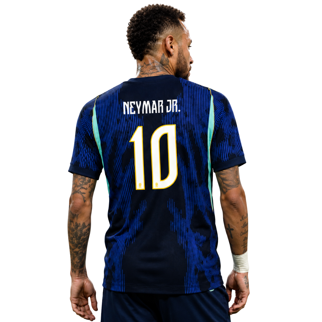 Camisa Brasil 2026 Copa do Mundo Il Torcedor Masculina #NEYMAR JR - 10