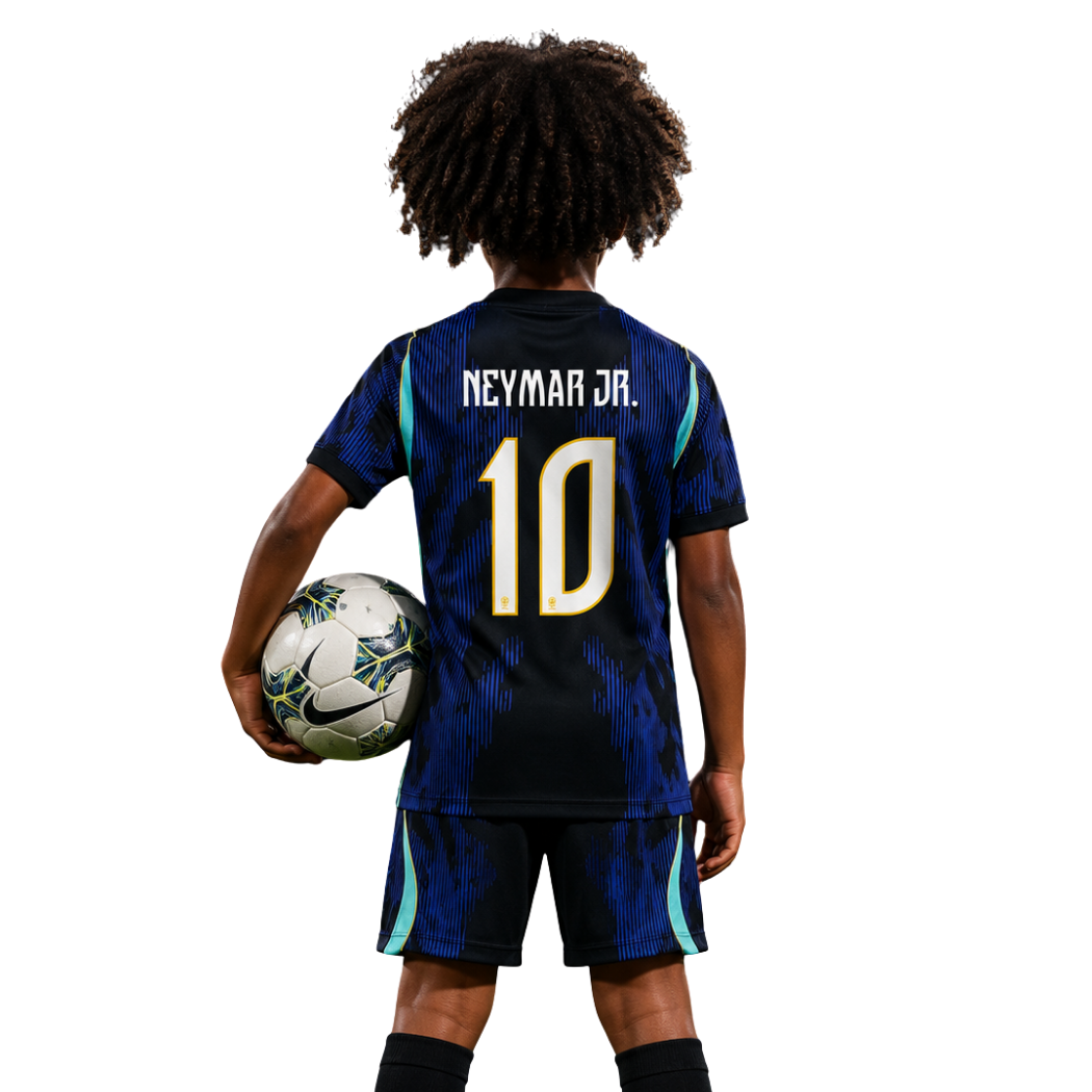 Conjunto Infantil Brasil 2026 Copa do Mundo Il #NEYMAR JR - 10