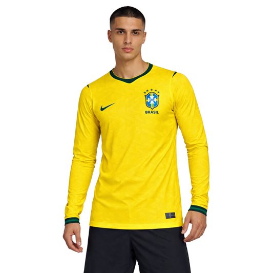 Camisa Seleção Brasileira I Manga Longa - Copa do Mundo 2026