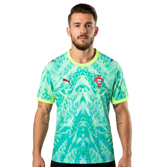 Camisa Seleção de Portugal Guarda Redes Aquatic verde - COPA DO MUNDO 2026
