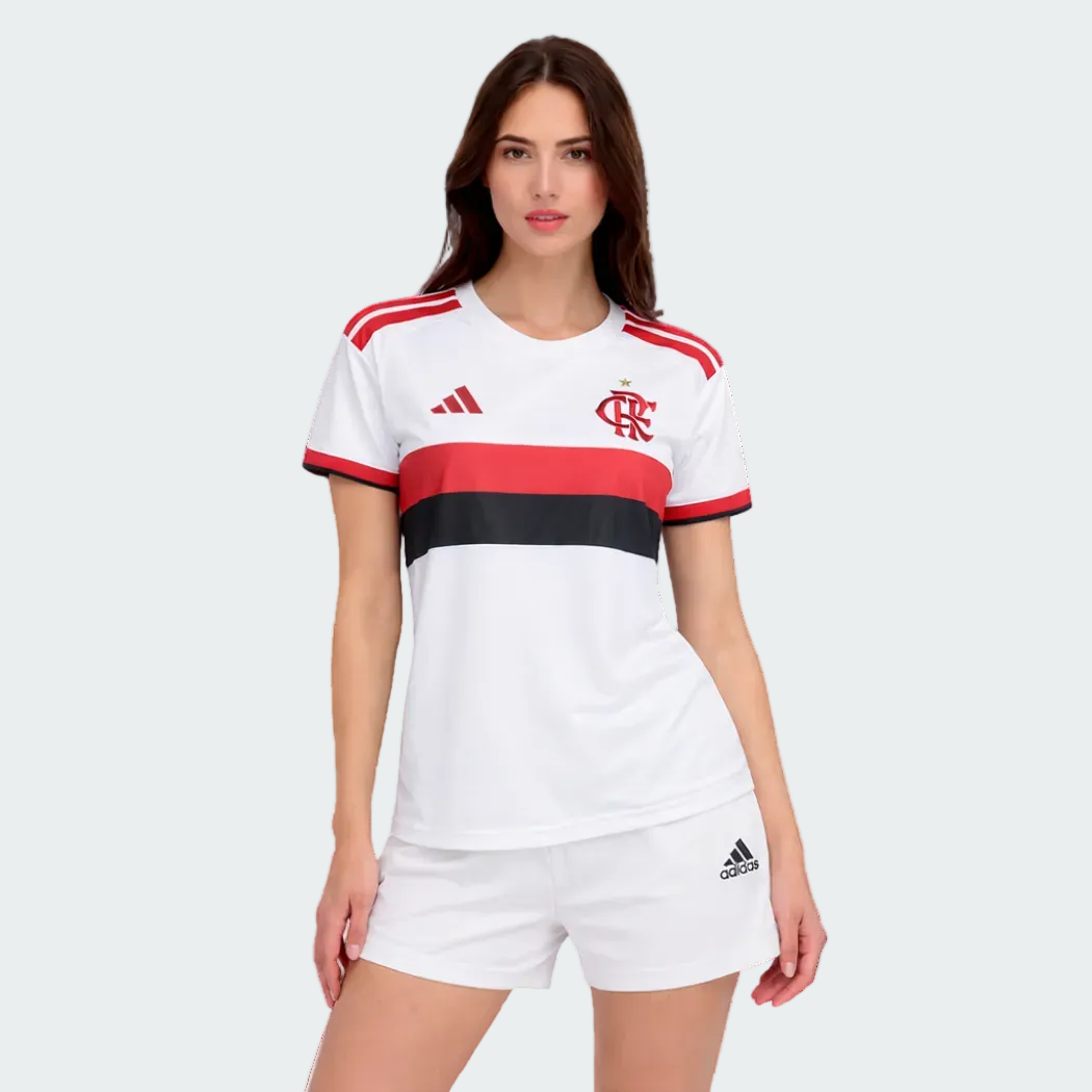Camisa Branca Feminina Flamengo 2026/27