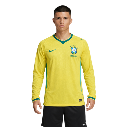 Camisa Seleção Brasileira I Manga Longa - Copa do Mundo 2026