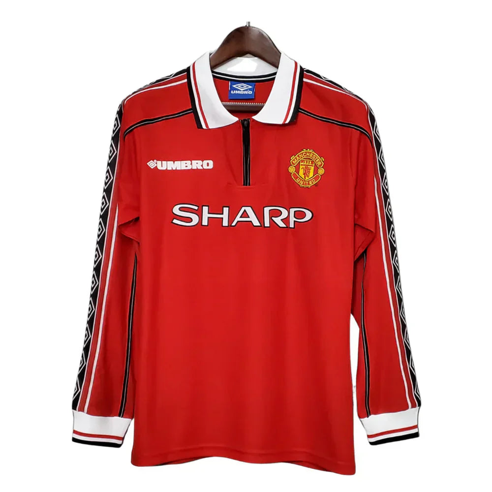 Camisa Manga Longa Manchester United 1998/99 Masculino
