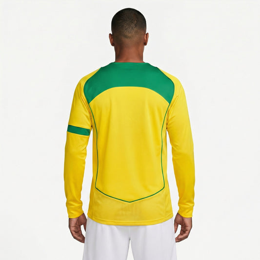 Camisa Retrô Brasil 2004 I Manga longa