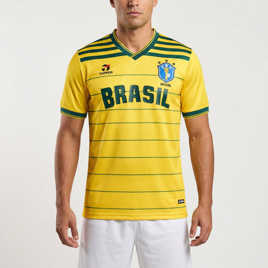Camisa Retrô Brasil 1984 Torcedor