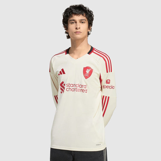 Camisa Liverpool 2025/26 II Manga Longa