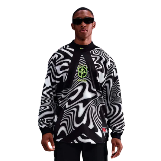 Camisa Seleção Brasileira Goleiro Manga Longa 2026 Torcedor